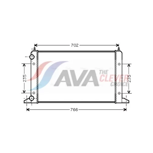 Chladič motora AVA QUALITY COOLING VNA2133