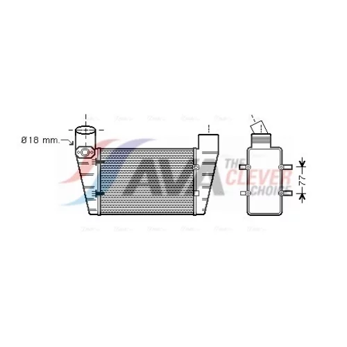 Chladič plniaceho vzduchu AVA QUALITY COOLING AI4225