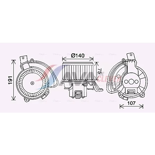 Vnútorný ventilátor AVA QUALITY COOLING AL8154