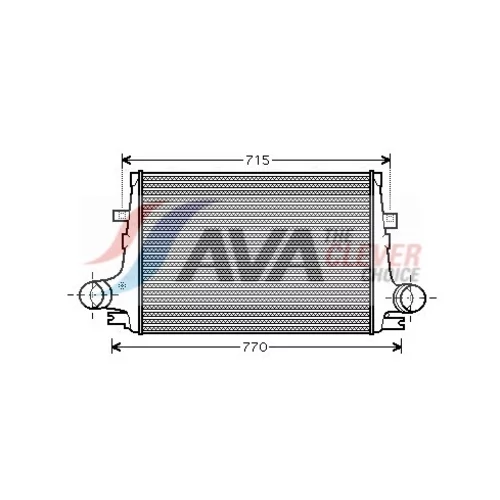 Chladič plniaceho vzduchu AVA QUALITY COOLING ALA4096