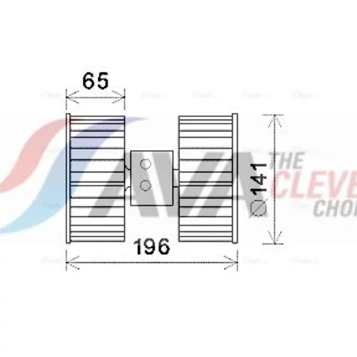 Vnútorný ventilátor AVA QUALITY COOLING BW8475