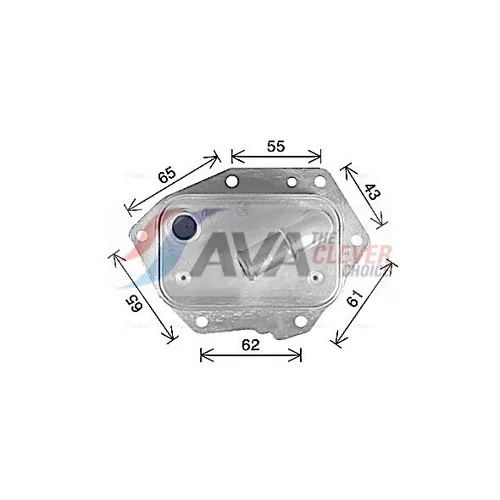 Chladič motorového oleja AVA QUALITY COOLING CN3326 - obr. 2