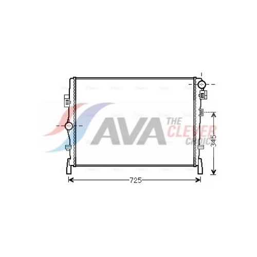 Chladič motora AVA QUALITY COOLING CR2105