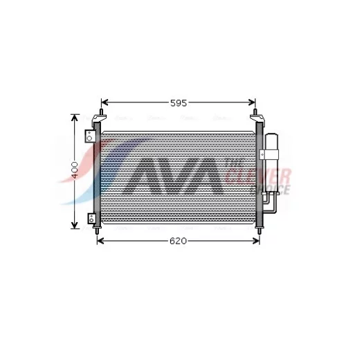 Kondenzátor klimatizácie AVA QUALITY COOLING HD5213D