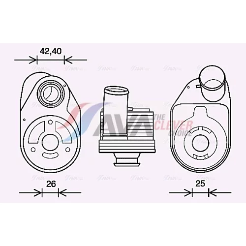 Chladič motorového oleja AVA QUALITY COOLING IV3136