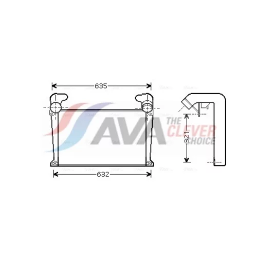 Chladič plniaceho vzduchu AVA QUALITY COOLING MN4035