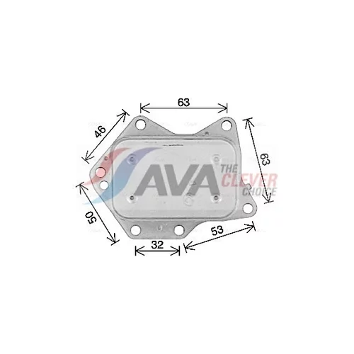 Chladič motorového oleja AVA QUALITY COOLING MS3744 - obr. 2