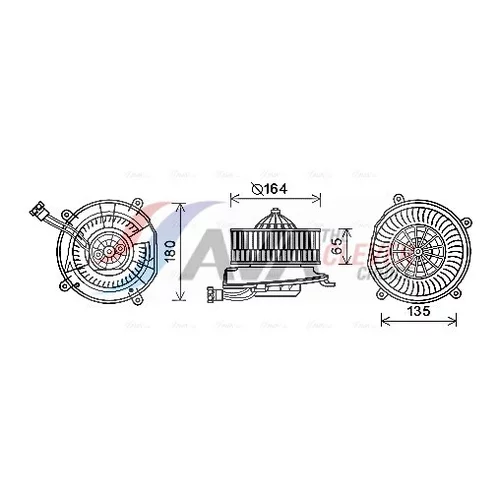 Vnútorný ventilátor AVA QUALITY COOLING MS8651