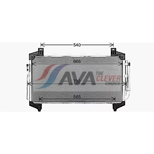 Kondenzátor klimatizácie AVA QUALITY COOLING MT5292D