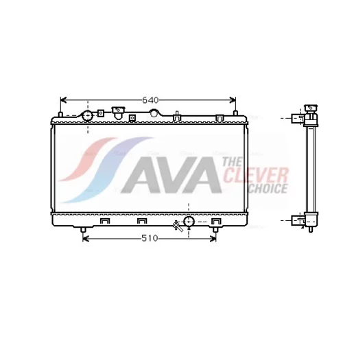 Chladič motora AVA QUALITY COOLING MZ2151