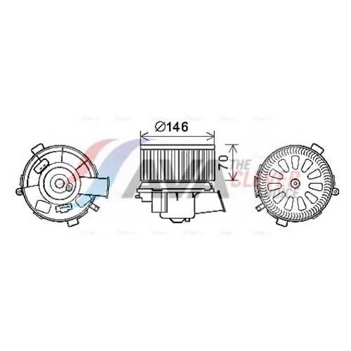 Vnútorný ventilátor AVA QUALITY COOLING PE8378