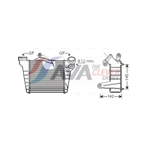 Chladič plniaceho vzduchu AVA QUALITY COOLING STA4036