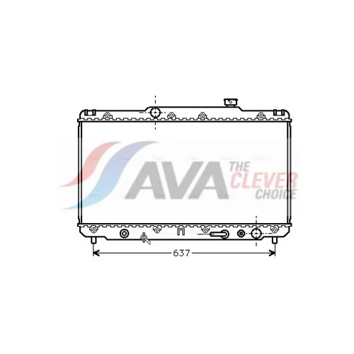 Chladič motora AVA QUALITY COOLING TO2186