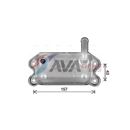 Chladič motorového oleja AVA QUALITY COOLING VO3299 - obr. 2