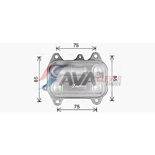 Chladič motorového oleja AVA QUALITY COOLING AI3451 - obr. 2