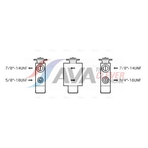 Expanzný ventil klimatizácie AVA QUALITY COOLING BW1093