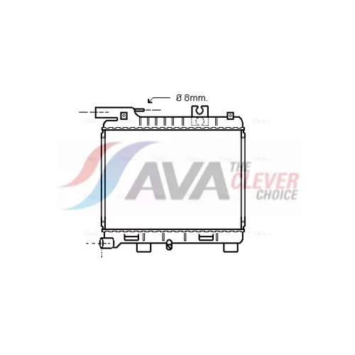 Chladič motora AVA QUALITY COOLING BW2053