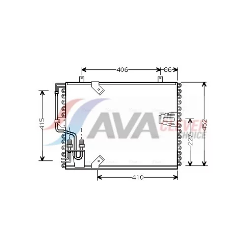 Kondenzátor klimatizácie AVA QUALITY COOLING BW5183