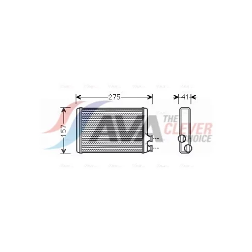 Výmenník tepla vnútorného kúrenia AVA QUALITY COOLING CNA6305