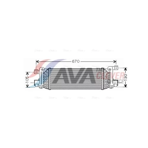 Chladič plniaceho vzduchu AVA QUALITY COOLING FDA4401