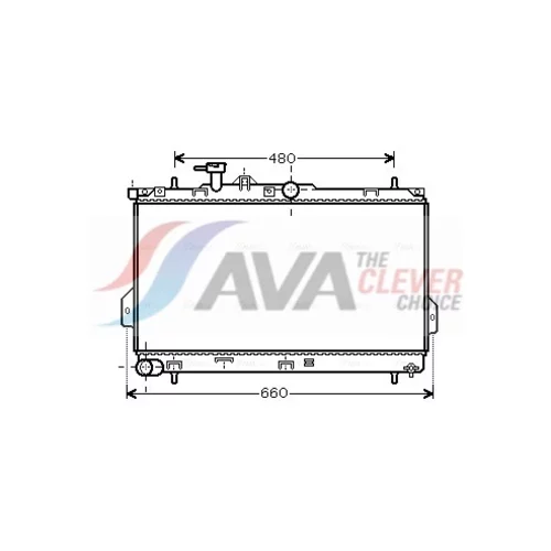 Chladič motora AVA QUALITY COOLING HY2097