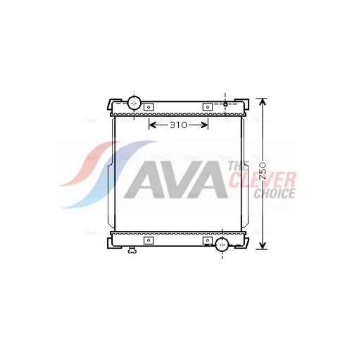 Chladič motora AVA QUALITY COOLING IV2088