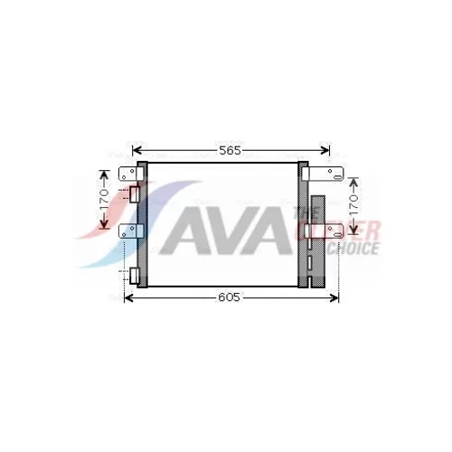 Kondenzátor klimatizácie AVA QUALITY COOLING IV5090D