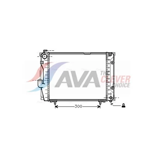 Chladič motora AVA QUALITY COOLING MSA2069