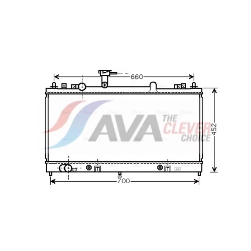 Chladič motora AVA QUALITY COOLING MZ2163