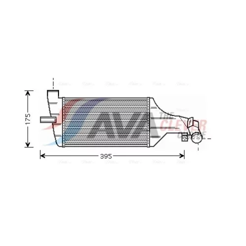 Chladič plniaceho vzduchu AVA QUALITY COOLING OLA4374