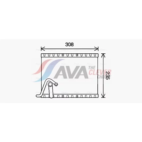 Výparník klimatizácie AVA QUALITY COOLING PEV401