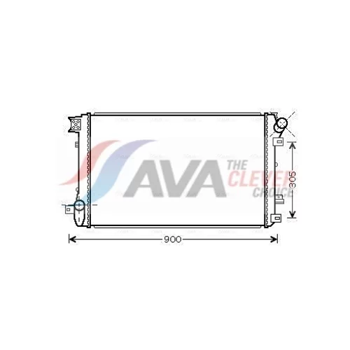 Chladič motora AVA QUALITY COOLING RTA2408