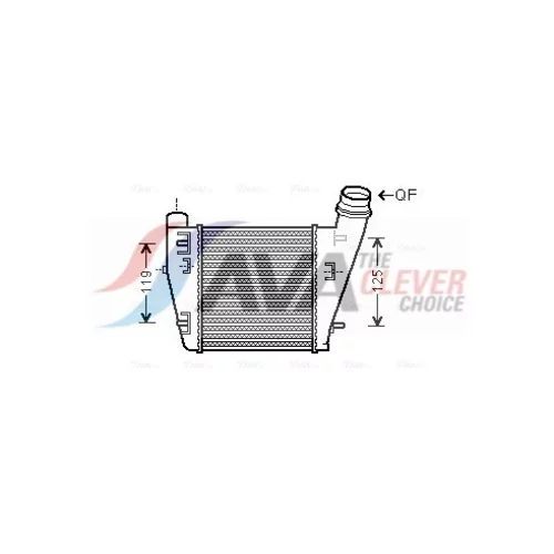 Chladič plniaceho vzduchu AVA QUALITY COOLING RTA4423