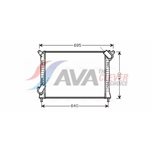 Chladič motora AVA QUALITY COOLING BWA2307