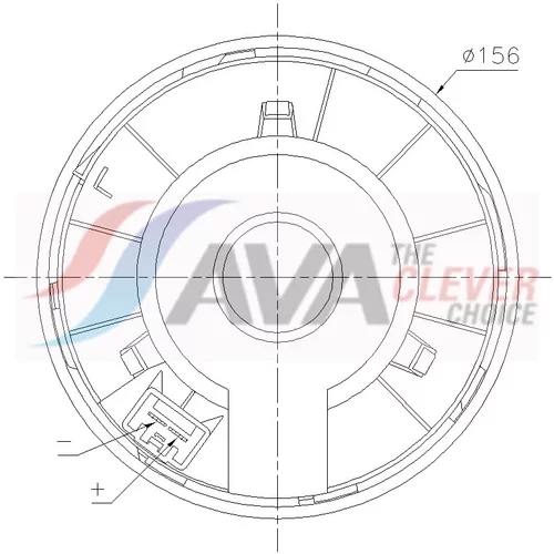 Vnútorný ventilátor AVA QUALITY COOLING FD8726