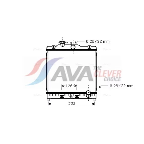 Chladič motora AVA QUALITY COOLING HD2120