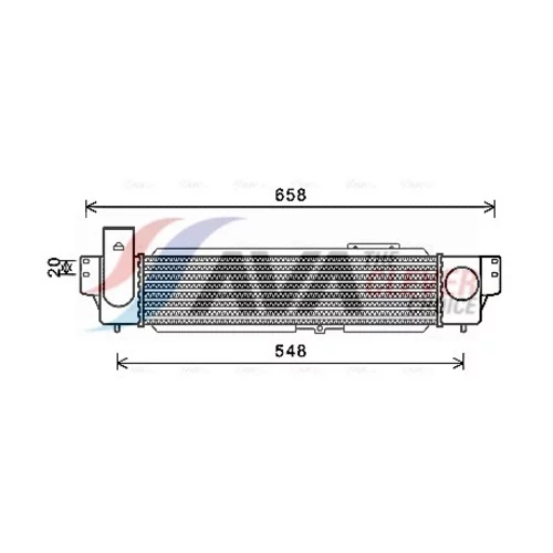 Chladič plniaceho vzduchu AVA QUALITY COOLING KAA4140