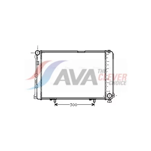 Chladič motora AVA QUALITY COOLING MS2067