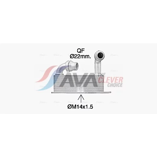 Chladič motorového oleja AVA QUALITY COOLING OL3705 - obr. 1