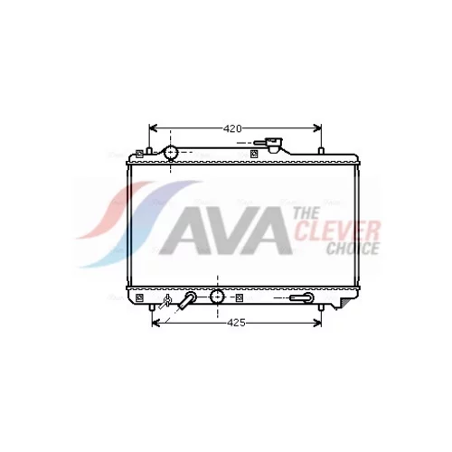 Chladič motora AVA QUALITY COOLING SZ2051