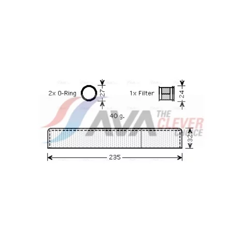 vysúšač klimatizácie AVA QUALITY COOLING TOD349