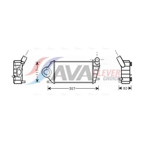 Chladič plniaceho vzduchu AVA QUALITY COOLING VN4194