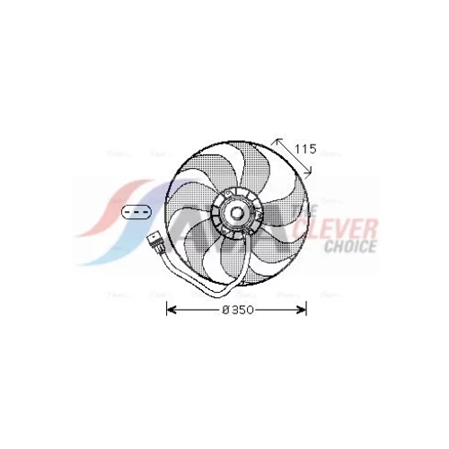 Ventilátor chladenia motora VN7521 (AVA QUALITY COOLING)