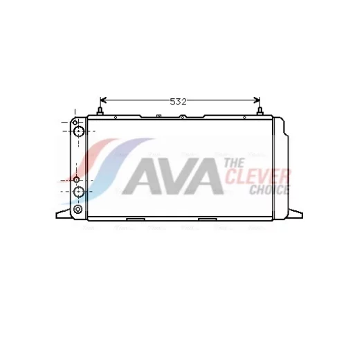 Chladič motora AVA QUALITY COOLING AI2091