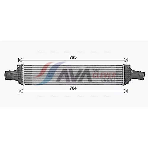 Chladič plniaceho vzduchu AVA QUALITY COOLING AI4433