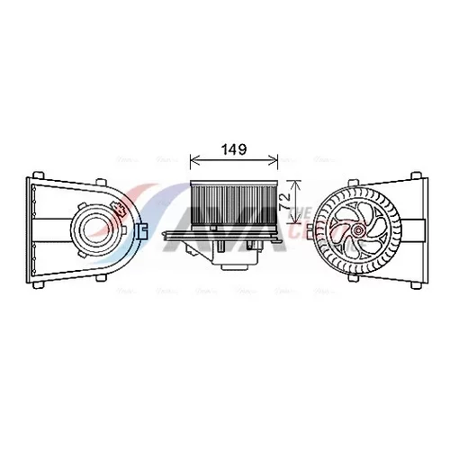 Vnútorný ventilátor AVA QUALITY COOLING AI8378