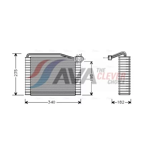 Výparník klimatizácie AVA QUALITY COOLING AIV149