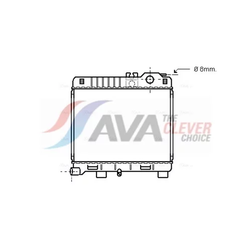 Chladič motora AVA QUALITY COOLING BW2033