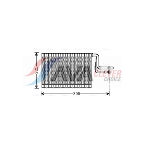 Výparník klimatizácie AVA QUALITY COOLING BWV365