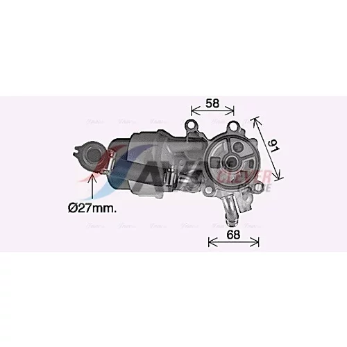 Chladič motorového oleja AVA QUALITY COOLING CN3307H - obr. 2